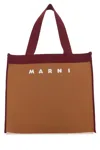 Marni Knitted Logo Tote With Long Handles