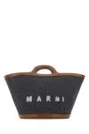 Marni Women's Two-tone Felt And Leather Small Tropicalia Summer Handbag | Bmmp0097q1p4915 Color Zo253