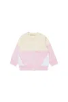 Marni Two-tone Full-zip Sweatshirt In Yellow