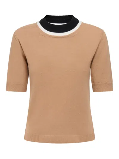 Marni Two-tone Knitted Top