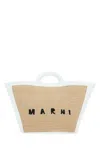 Marni Woven Logo Tote Bag In Z0t01