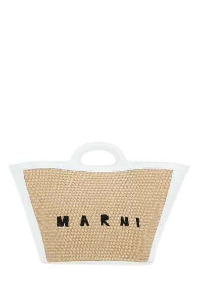 Marni Woven Logo Tote Bag
