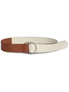 Marni Two-tone Leather Belt In Brown
