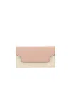 Marni Two-tone Leather Keyholder In Nude