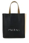 Marni Borsa A Mano Museo Mini In Pelle Bicolor Donna