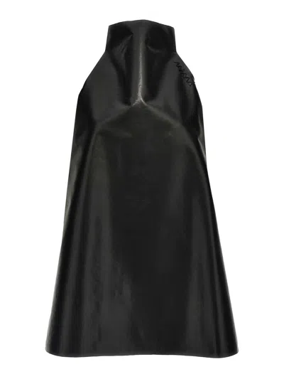 MARNI TWO-TONE TRAPEZE DRESS