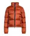 Marni Two-color Down Jacket In Brown