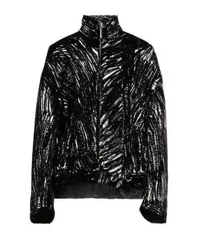 Marni Two-tone Casual Jacket In Black