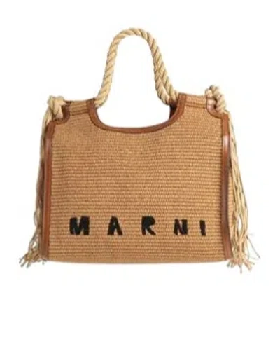 Marni Two-tone Handbags In Brown