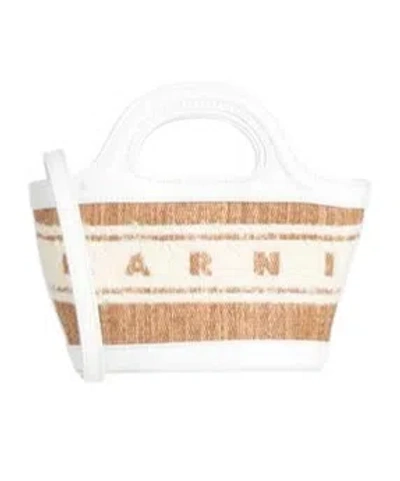 Marni Two-tone Handbags In Brown