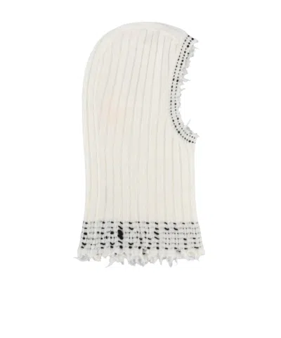 Marni Two-tone Hat In White