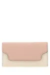 Marni Two-tone Leather Key Chain Case In Multi