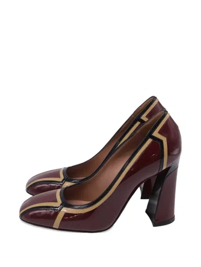 Pre-owned Marni Two-tone Pumps In Red