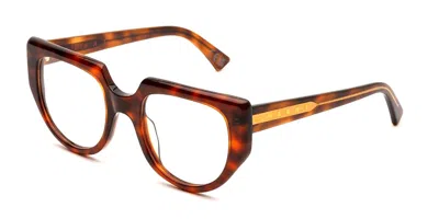 Marni Uluru Blonde Havana Men's Glasses, Tortoiseshell, Size 53 In Brown