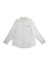 Marni White Shirt For Kids With Logo In White