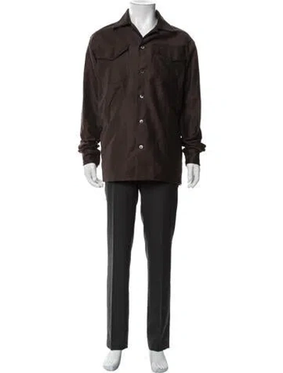 Pre-owned Marni Utility Jacket In Brown