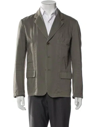 Pre-owned Marni Utility Jacket In Green