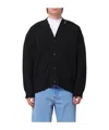 Marni Logo-embroidered Cotton Cardigan In Black