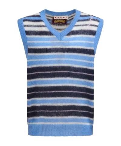 MARNI MARNI SLEEVELESS V-NECK JUMPER