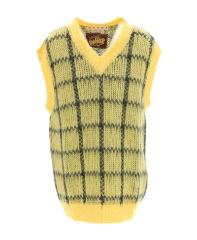 MARNI MARNI CHECKED SLEEVELESS JUMPER