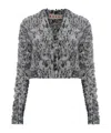 Marni Button-fastening Cardigan In Gray