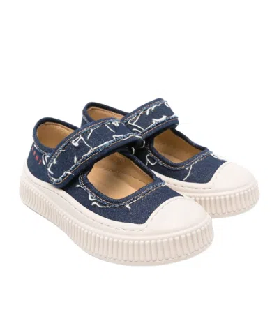Marni Velcro Sneakers In Multi