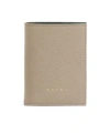 Marni Venice Bi-fold Leather Wallet In Neutral