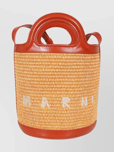 Marni Micro Tropicalia Bag In Orange