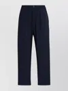Marni Versatile Pleated Trousers Button Detail In Blue