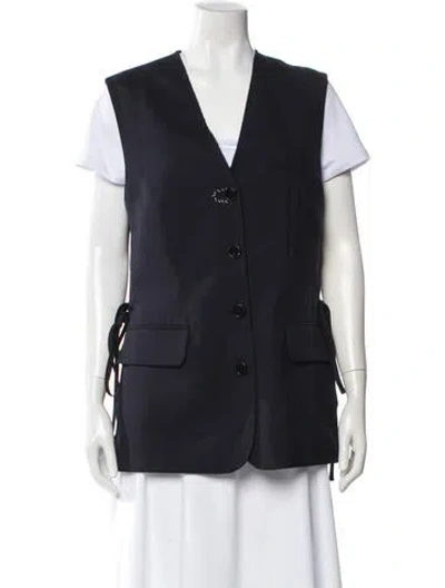 Pre-owned Marni Vest In Blue