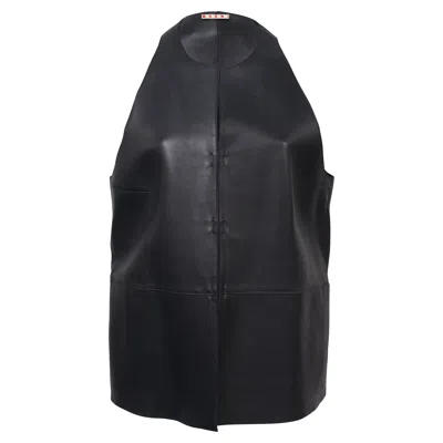 Marni Vest In Black Leather