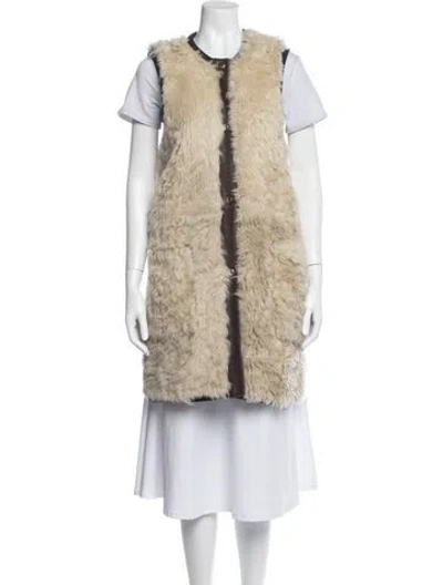 Pre-owned Marni Vest In Neutrals
