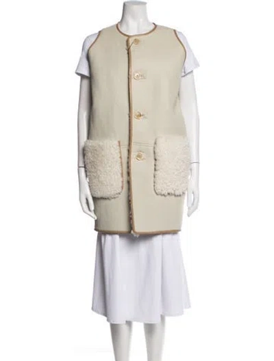 Pre-owned Marni Vest In Neutrals