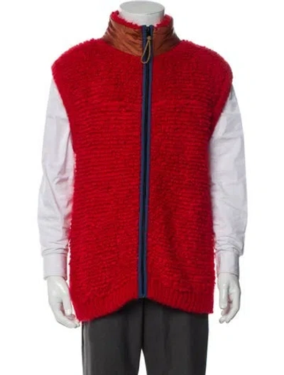 Pre-owned Marni Vest In Red