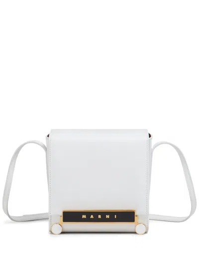 Marni Vhs Shoulder Bag In White