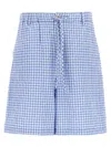 Marni Vichy Bermuda Shorts Bermuda And Short Light Blue