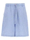 Marni Vichy Bermuda Shorts Bermuda And Short Light Blue