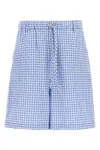 Marni Vichy Bermuda Shorts Bermuda And Short Light Blue