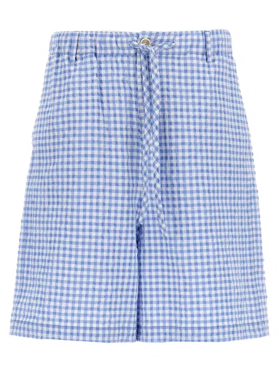 Marni Men Knee-length Vichy Shorts In Blue