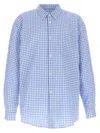 Marni Shirt Checkered Pattern Collar Button-down In Blue