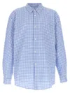 Marni Shirt Checkered Pattern Collar Button-down In Blue