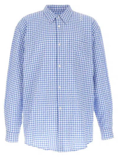 MARNI VICHY PRINT COTTON BLEND SHIRT