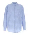 Marni Shirt Checkered Pattern Collar Button-down In Blue