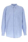 Marni Shirt Checkered Pattern Collar Button-down In Blue