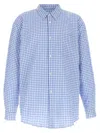 Marni Shirt Checkered Pattern Collar Button-down In Blue