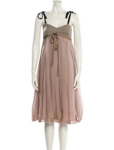 Pre-owned Marni Vintage Midi Length Dress In Multi