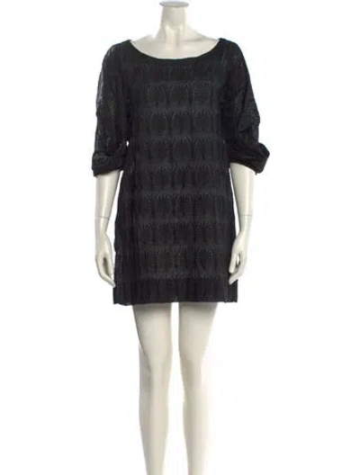 Pre-owned Marni Vintage Mini Dress In Black