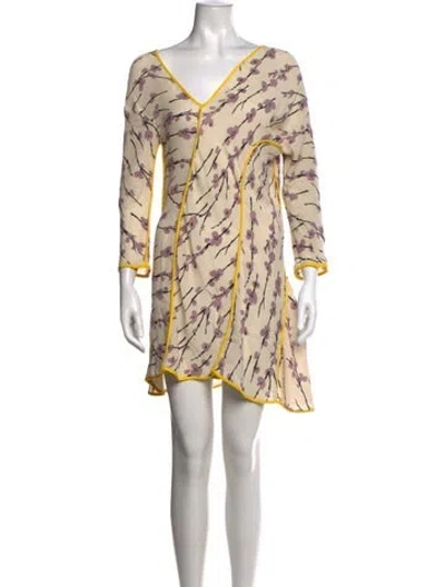 Pre-owned Marni Vintage Mini Dress In Neutral