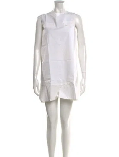 Pre-owned Marni Vintage Mini Dress In Neutrals