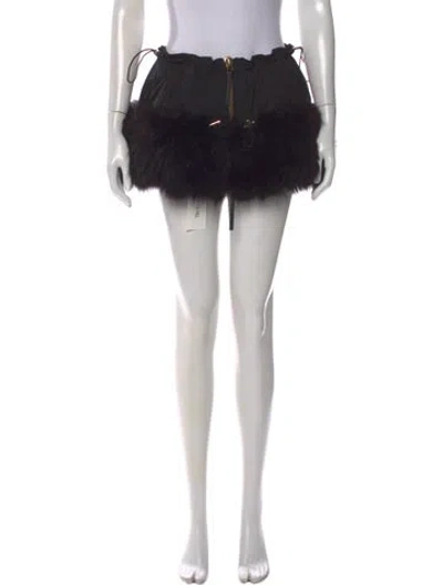 Pre-owned Marni Vintage Mini Skirt In Black